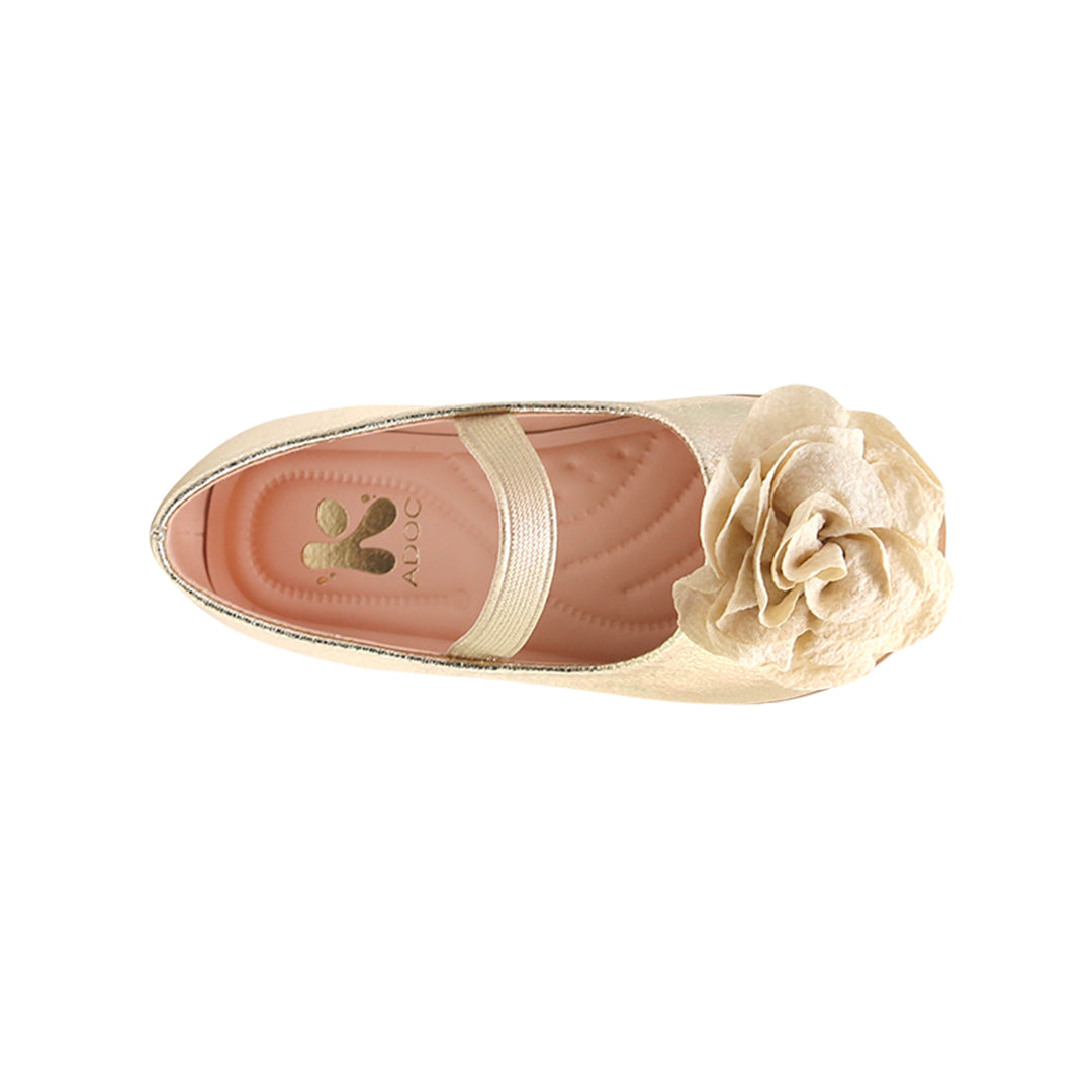 Ballerinas Flori para infante color dorado