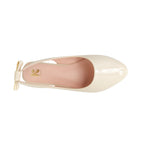 Ballerinas slingback Bethany para niña color blanco hueso
