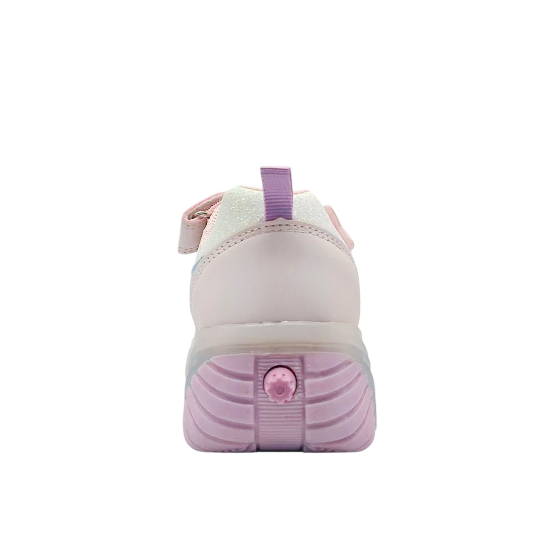 Sneakers con rodos Britt para niña color plateado
