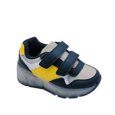 Sneakers con rodos Corky para niño color marino