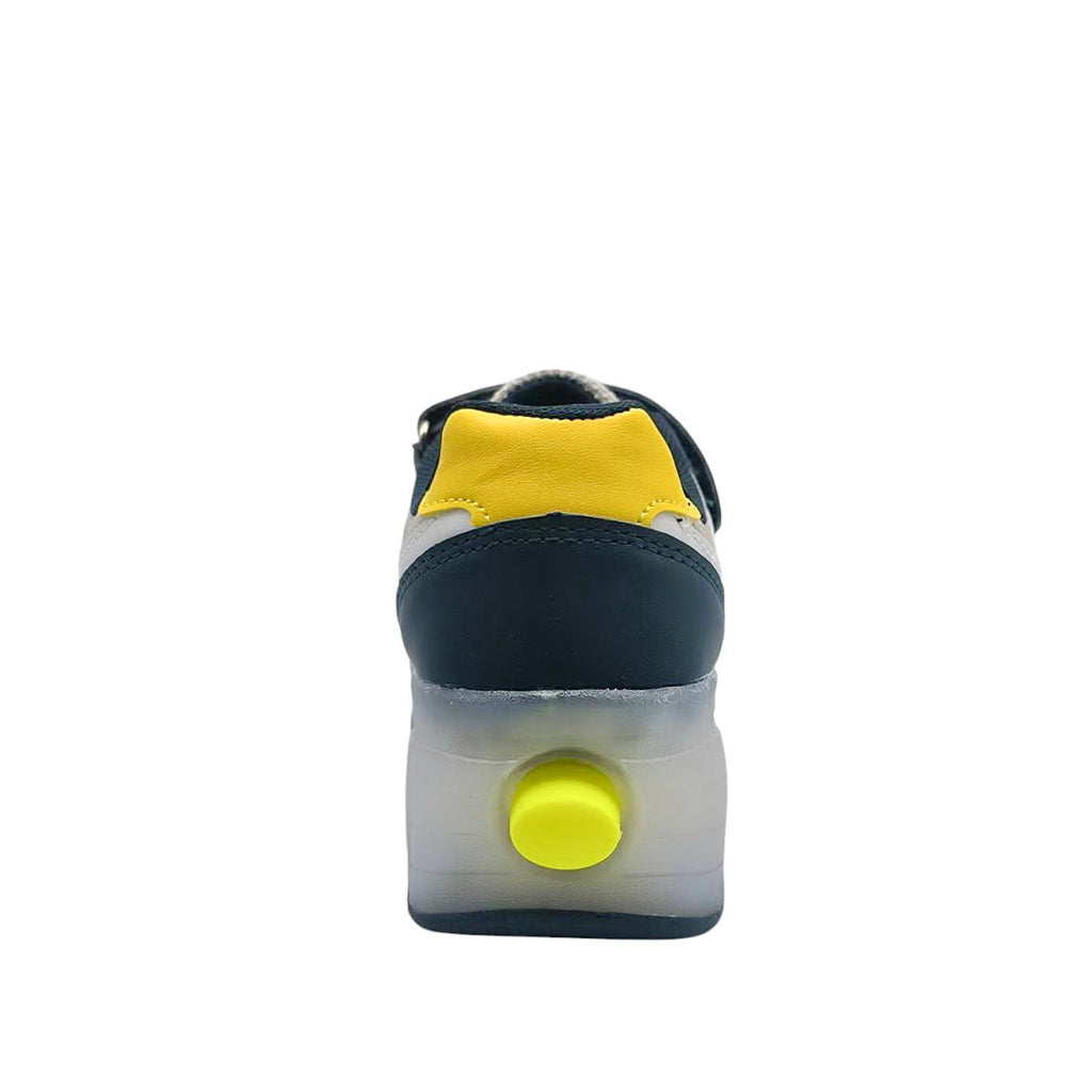 Sneakers con rodos Corky para niño color marino