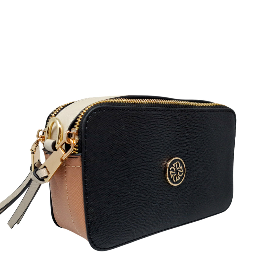 Cartera crossbody Libby para mujer color negro