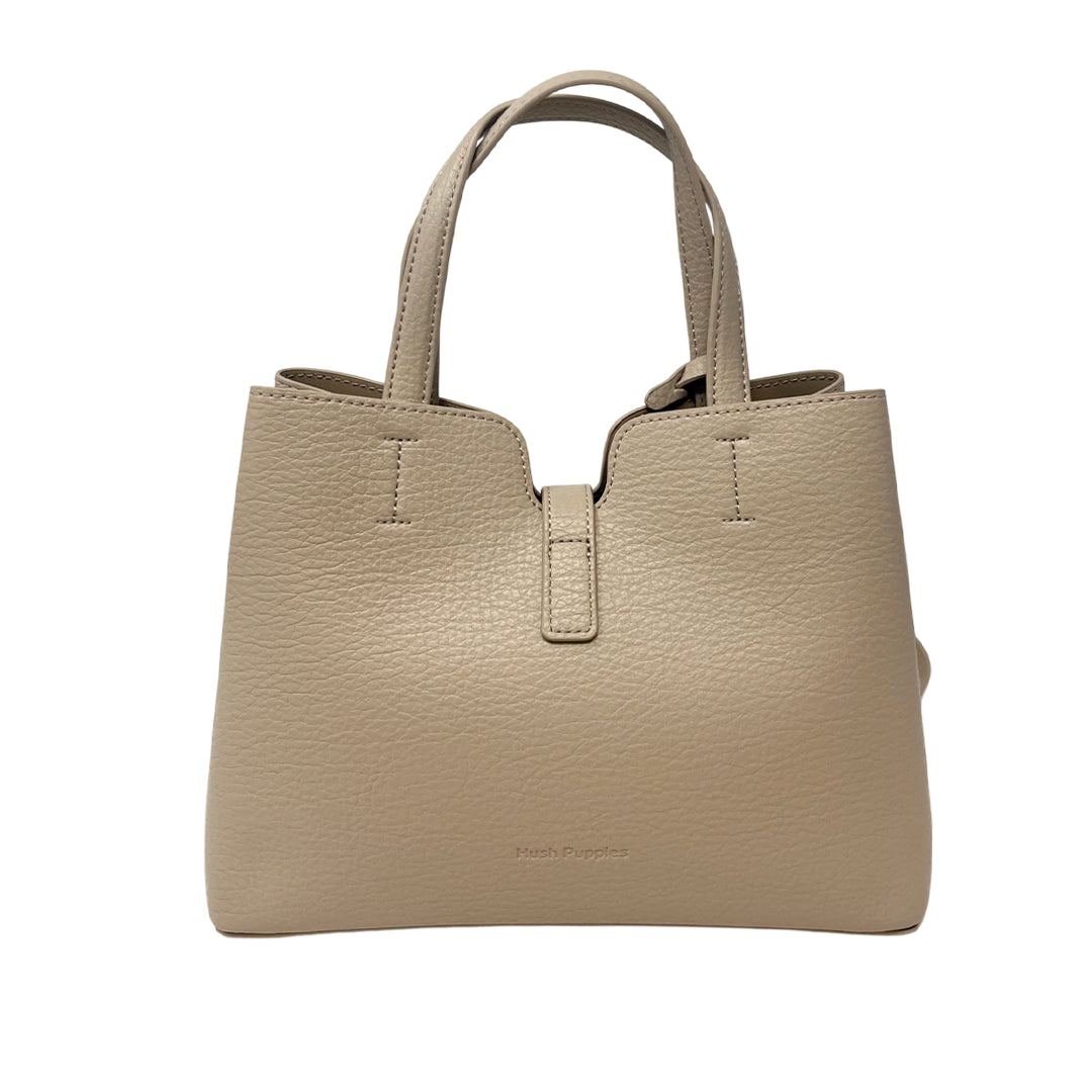 Cartera satchel Ember para mujer color taupe