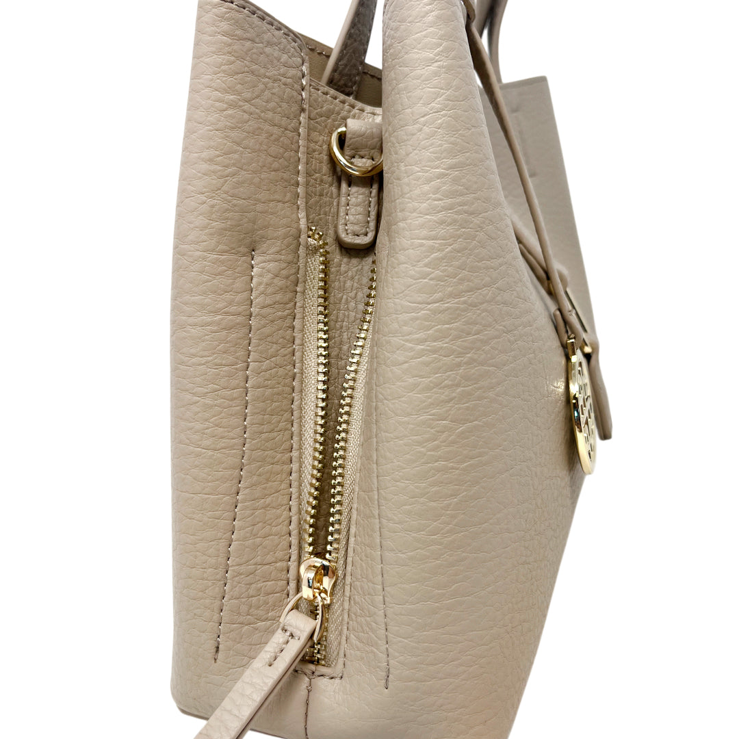 Cartera satchel Ember para mujer color taupe