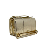 Cartera crossbody Ina para mujer color dorado