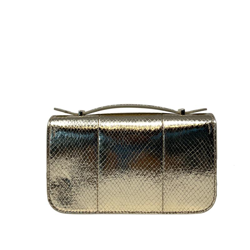 Cartera crossbody Ina para mujer color dorado