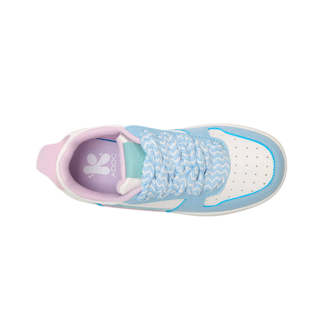 Sneakers Avi para niña color celeste