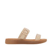Sandalias flats Pamela hueso para mujer