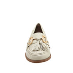 Mocasines Francesca para mujer color hueso