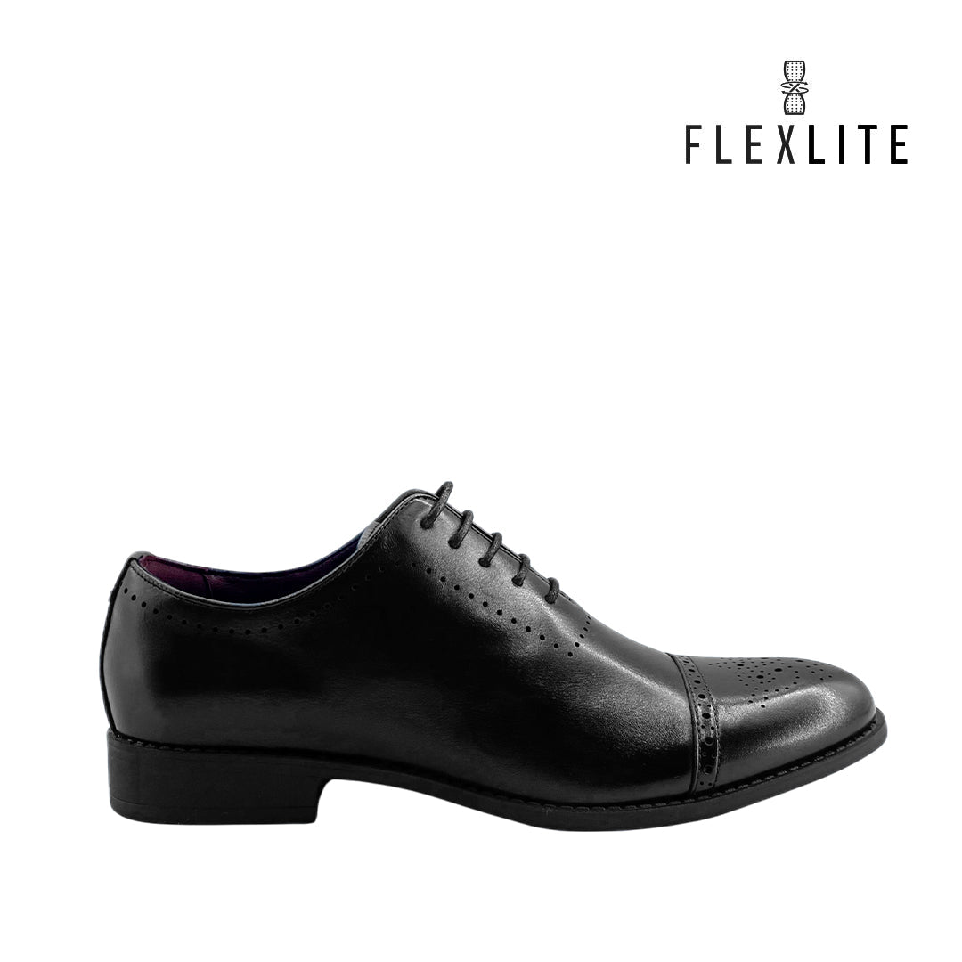 Oxfords Brogge para hombre color negro