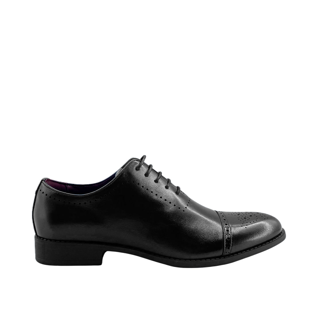 Oxfords Brogge para hombre color negro