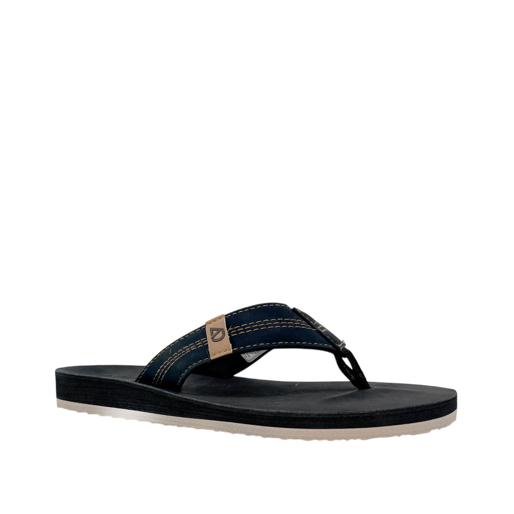 Sandalias slip on Aquiles para hombre color negro