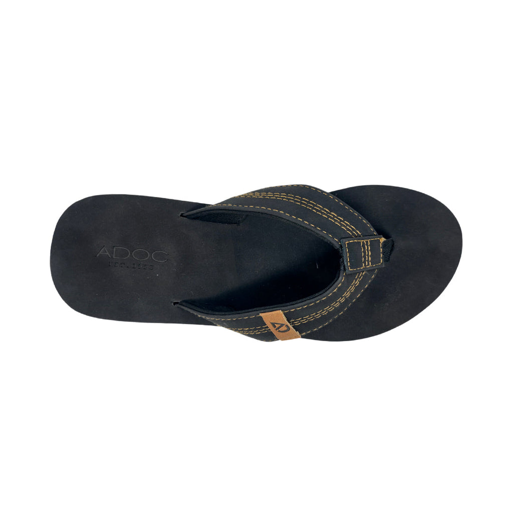 Sandalias slip on Aquiles para hombre color negro