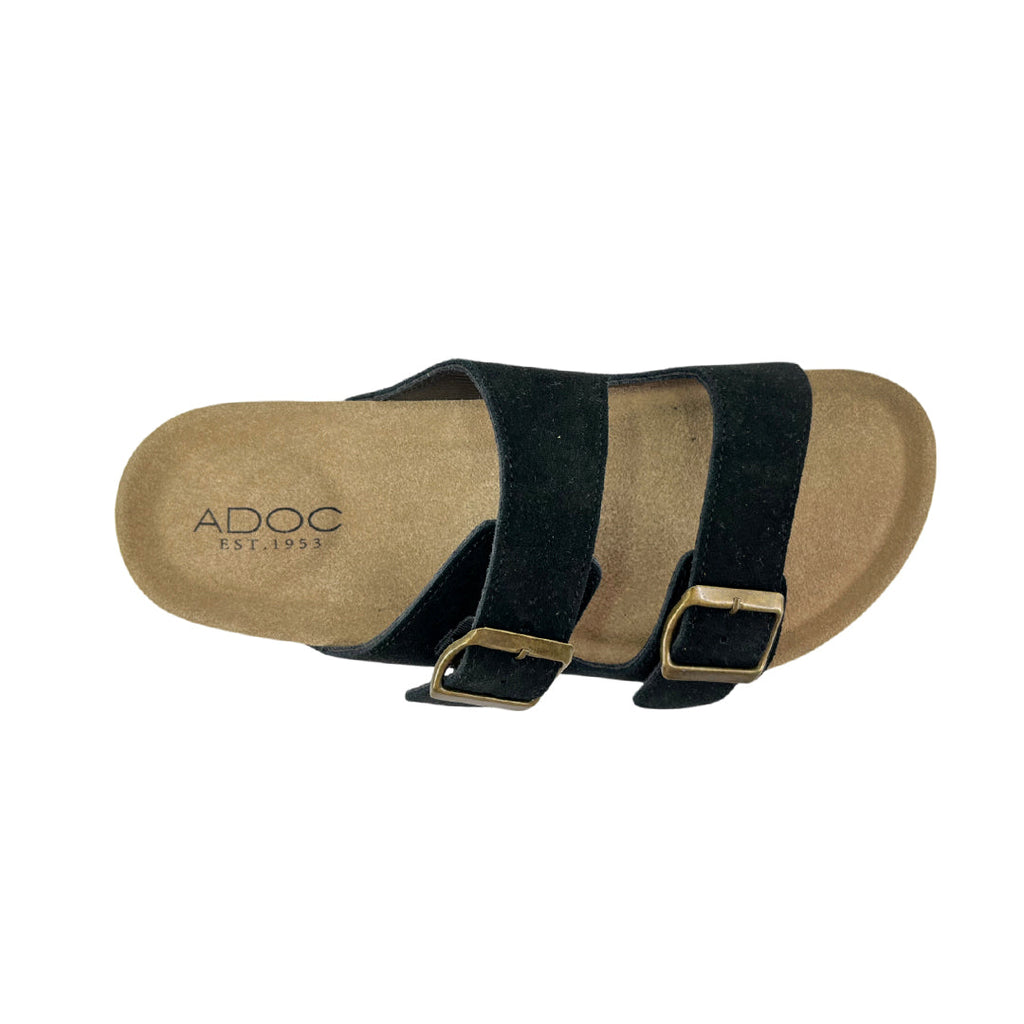 Sandalias slip on Franco para hombre color negro