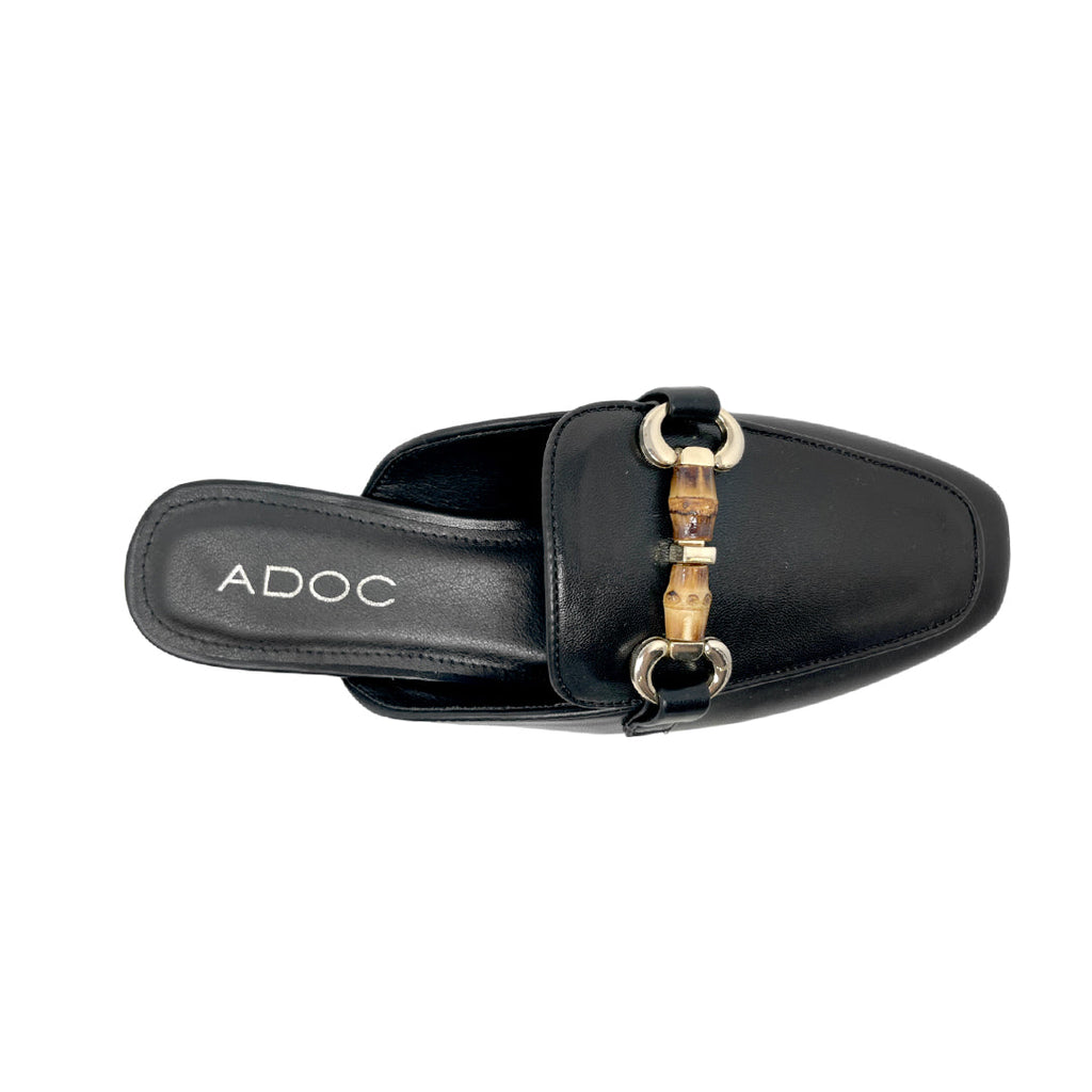 Mules loafers Bartley para mujer color negro