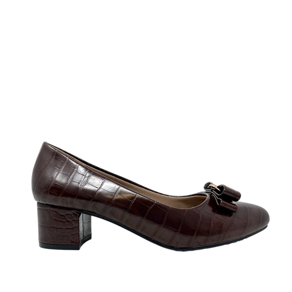 Tacones Belinna para mujer color café