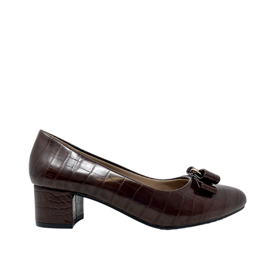 Tacones Belinna para mujer color café