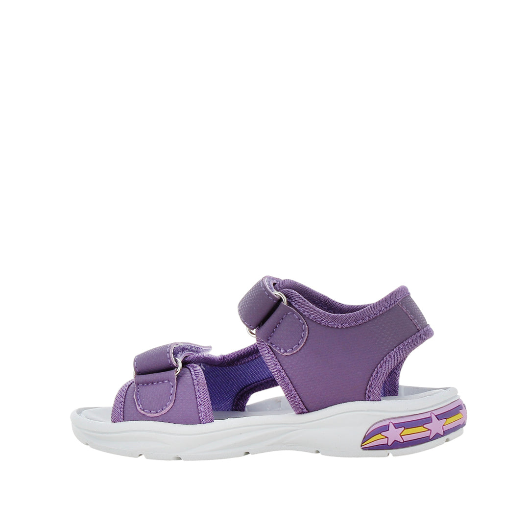 Sandalias Stitch para niña color morado