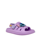 Sandalias Stitch para niña color morado