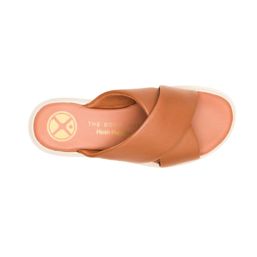 Sandalias flats Uplift X para mujer color tan