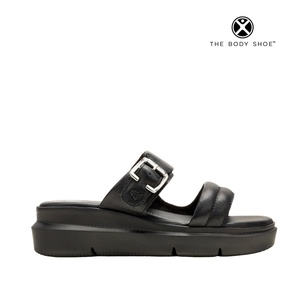 Sandalias flats Uplift 2 para mujer color negro