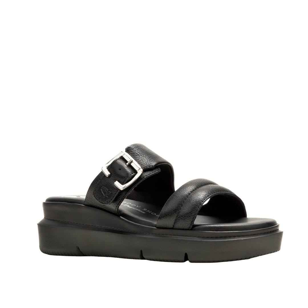 Sandalias flats Uplift 2 para mujer color negro