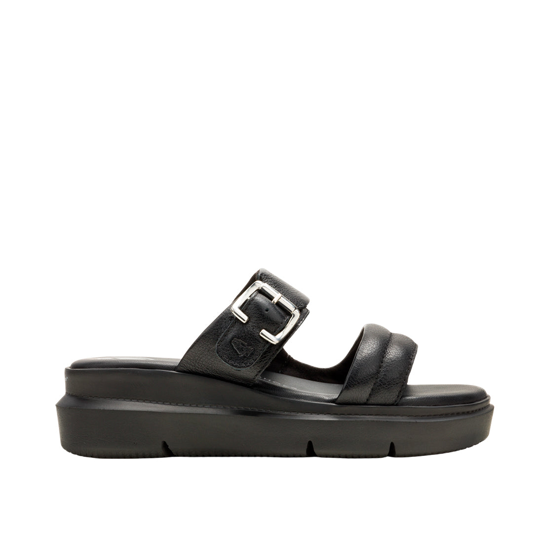 Sandalias flats Uplift 2 para mujer color negro