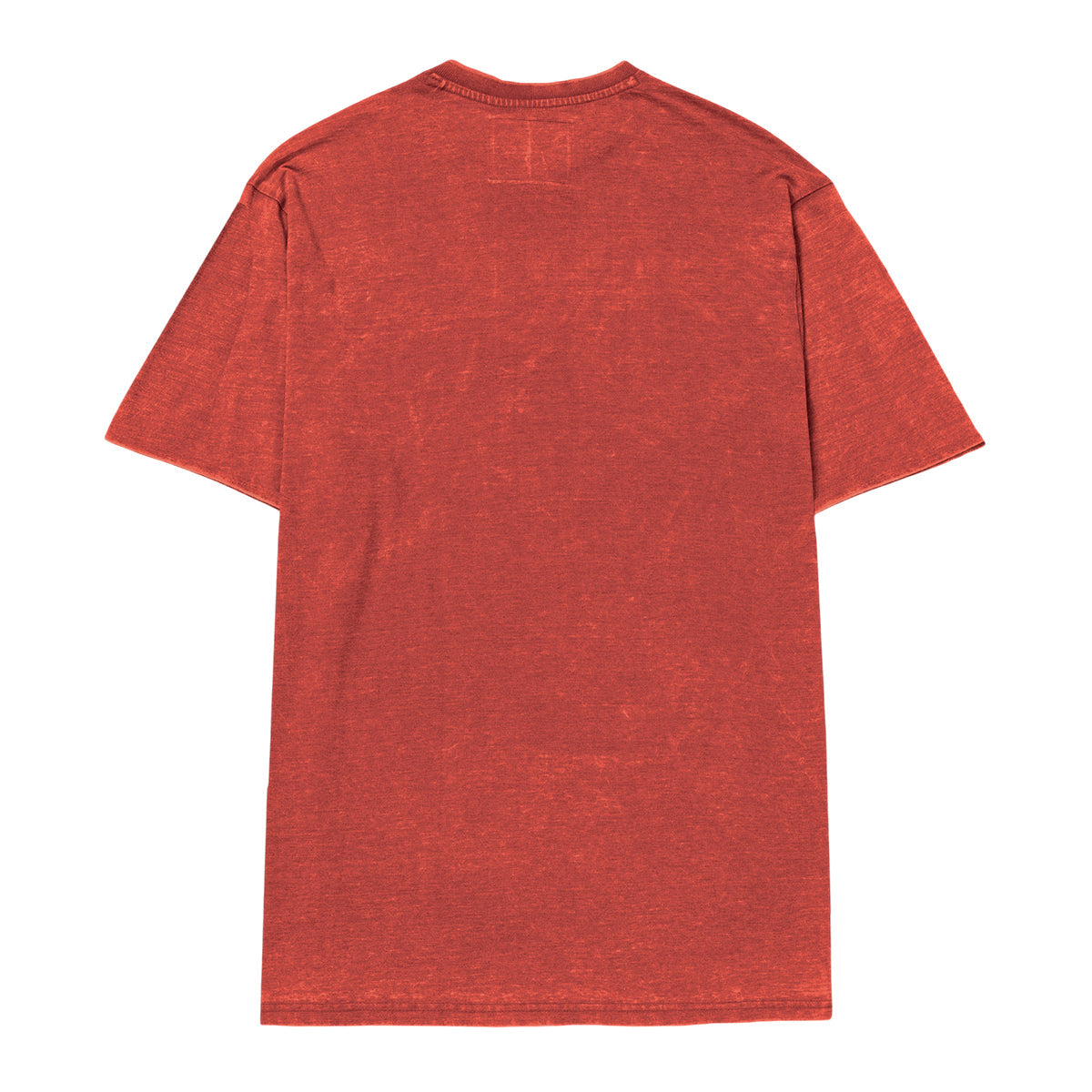 Camisa Polo Burnout Henley para hombre color rojo