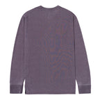 Camisa Polo Burnout Henley para hombre color morado