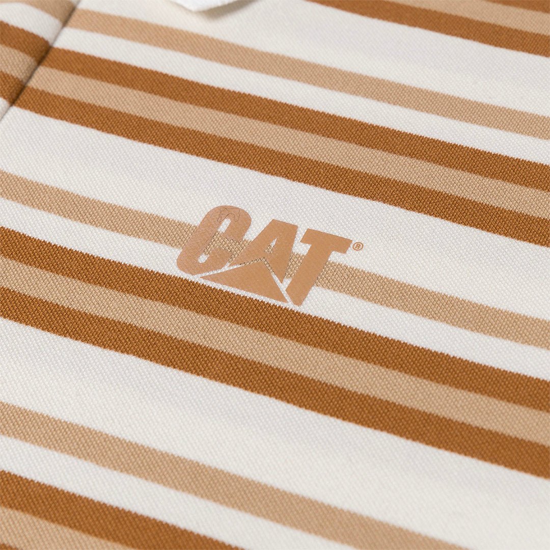 Camisa Polo Pique para hombre color café