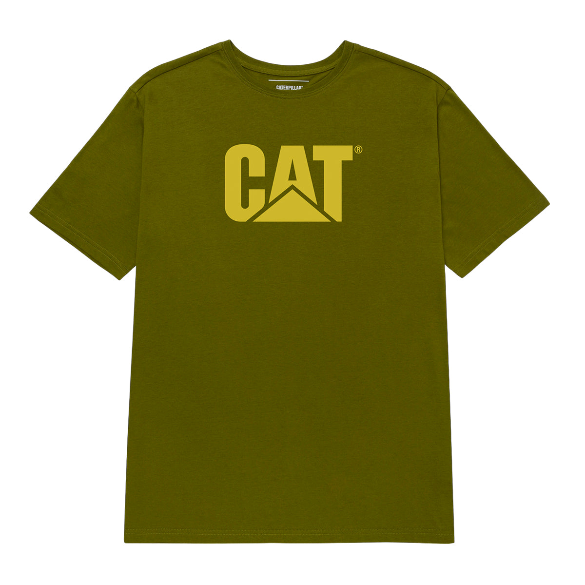 Camiseta Cat Logo para hombre color verde