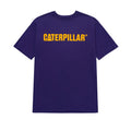 Camiseta Caterpillar Logo para hombre color morado
