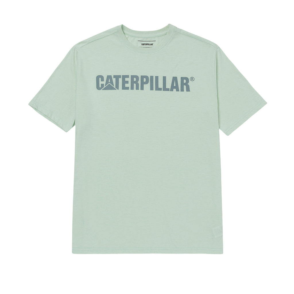 Camiseta Caterpillar Logo para hombre color celeste
