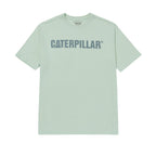 Camiseta Caterpillar Logo para hombre color celeste