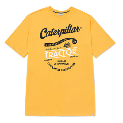 Camiseta Centennial para hombre color amarillo