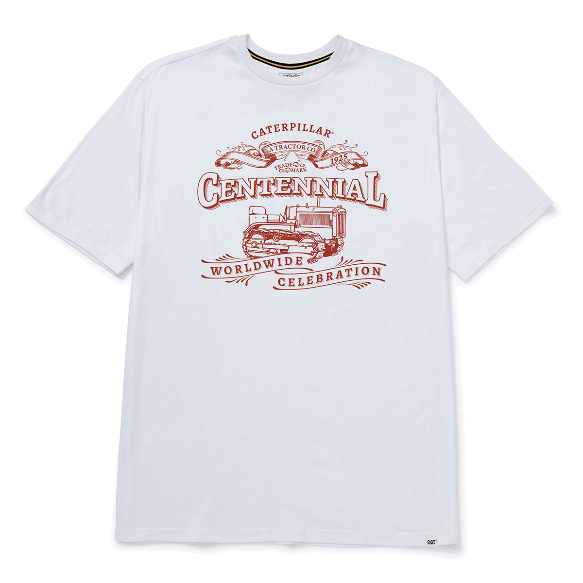 Camiseta Centennial para hombre color blanco