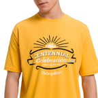 Camiseta Centennial para hombre color amarillo