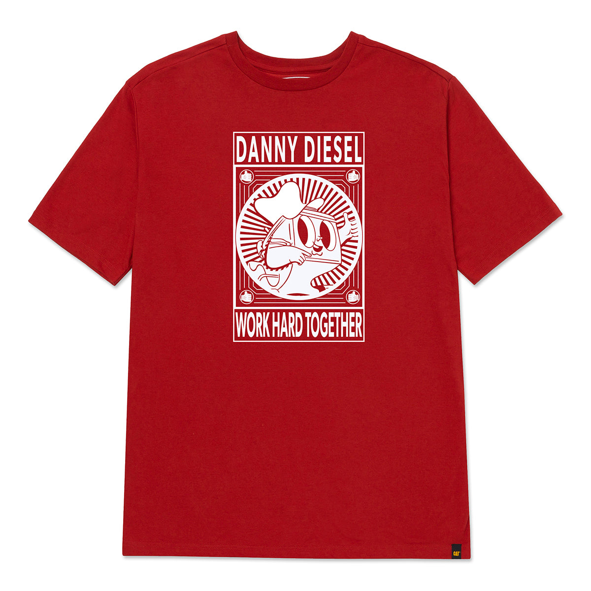 Camiseta Danny Diesel para hombre color rojo