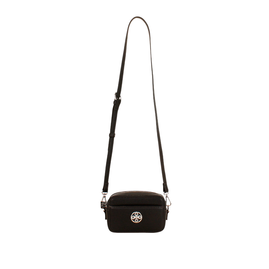 Cartera crossbody Elaine para mujer color negro