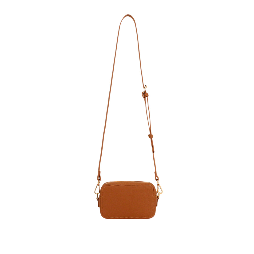 Cartera crossbody Elaine para mujer color tan