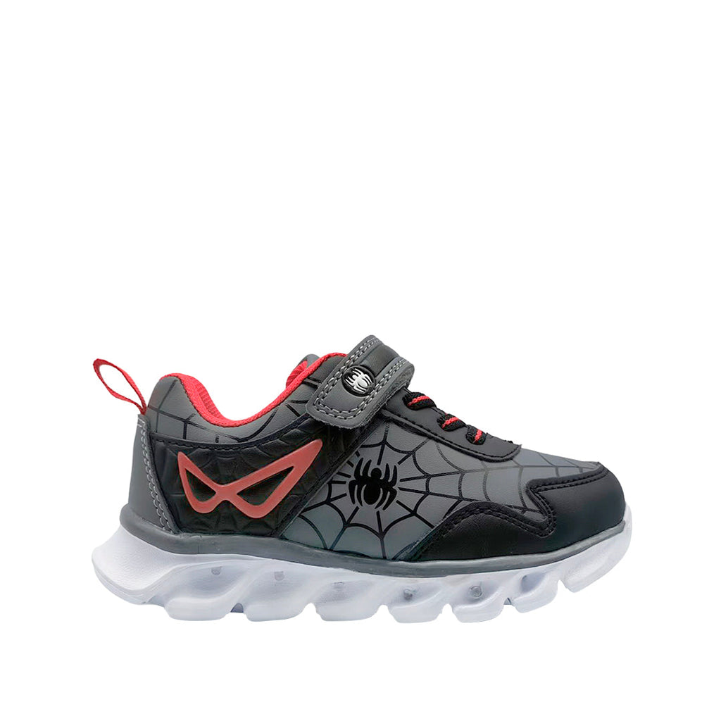 Tennis Spiderman para niño color gris