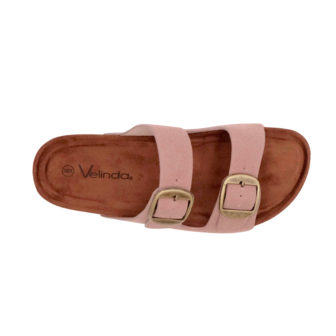 Sandalias flats Mirka nude