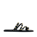 Sandalias flats Bianca negro