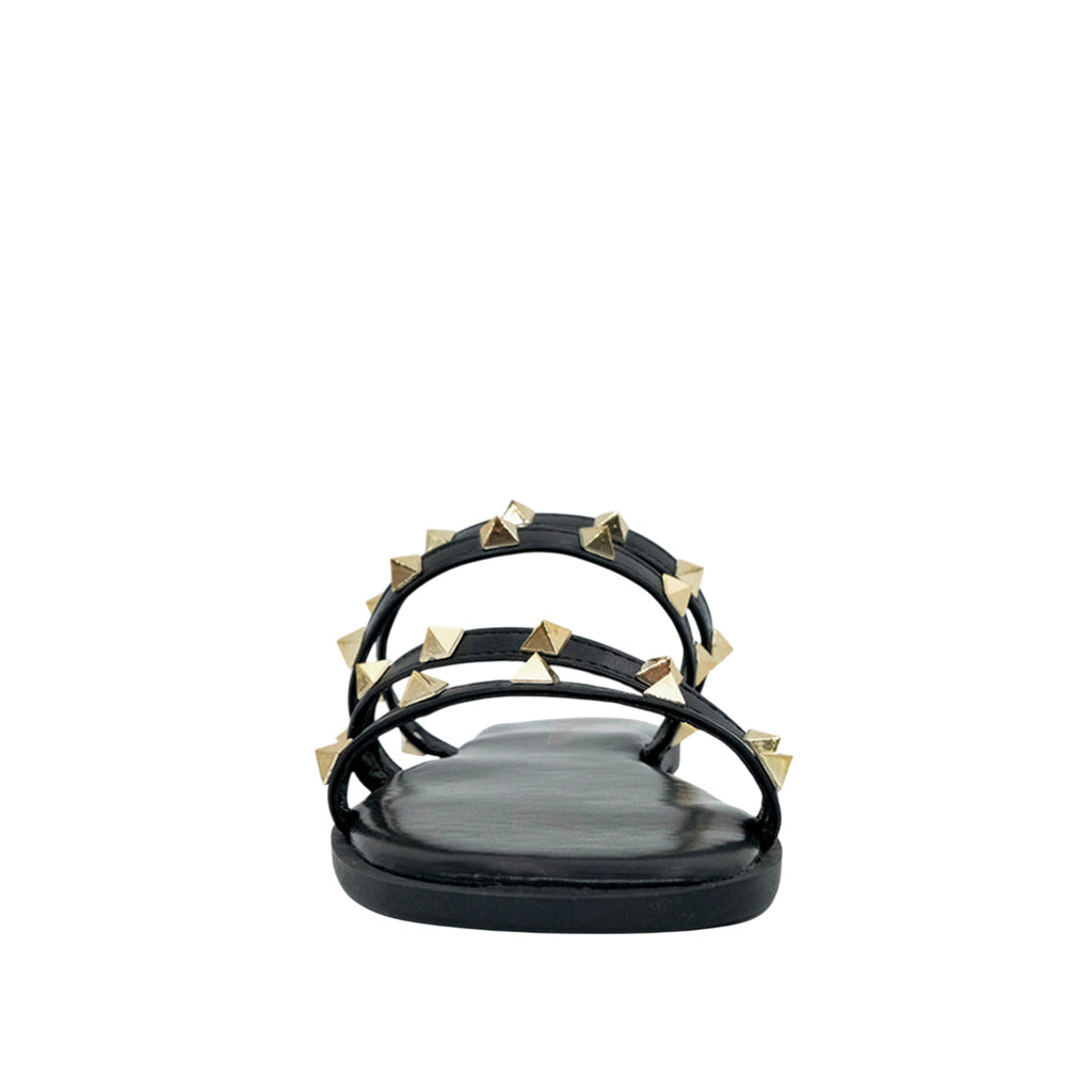 Sandalias flats Bianca negro