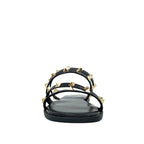 Sandalias flats Bianca negro