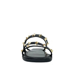 Sandalias flats Bianca negro