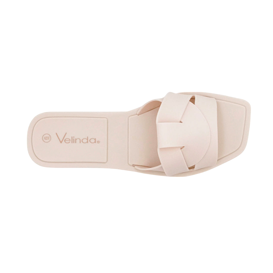 Sandalias flats Nina hueso