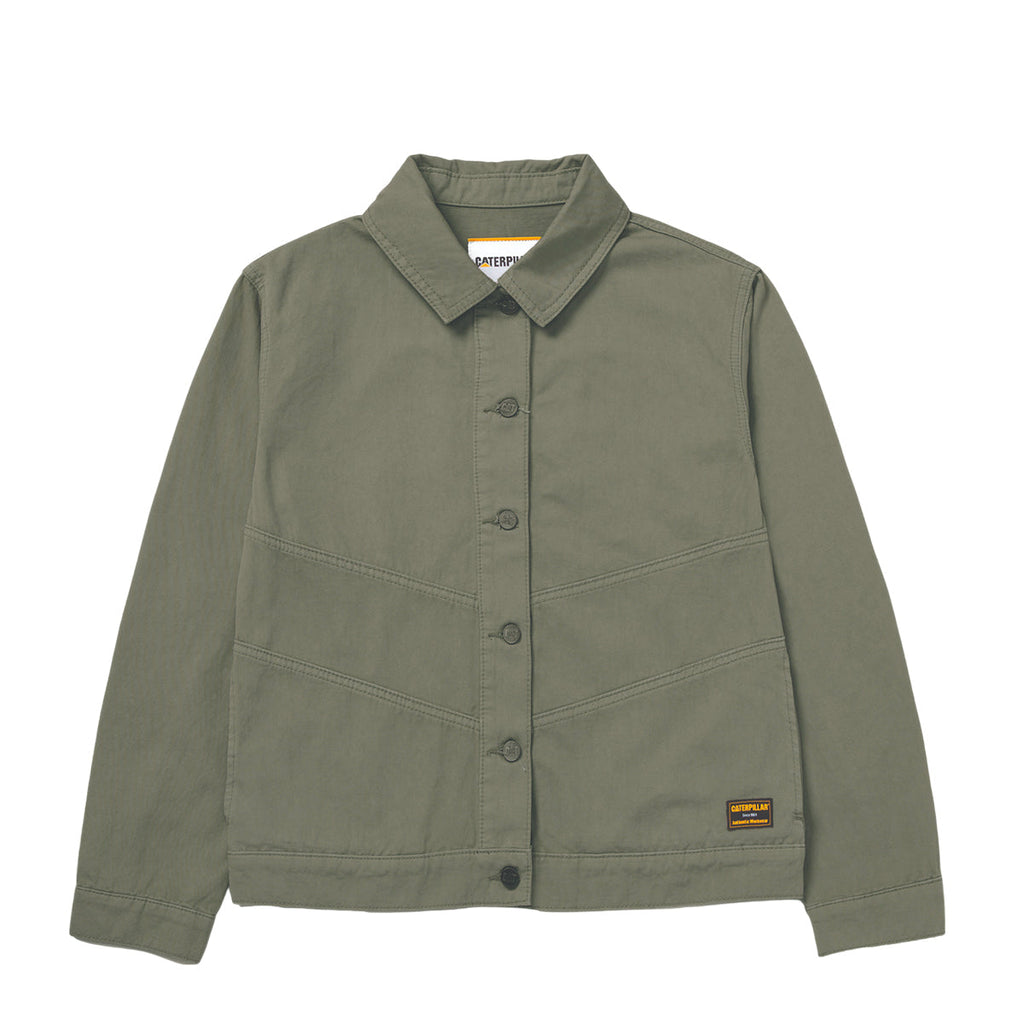 Jacket W Twill para mujer color olivo