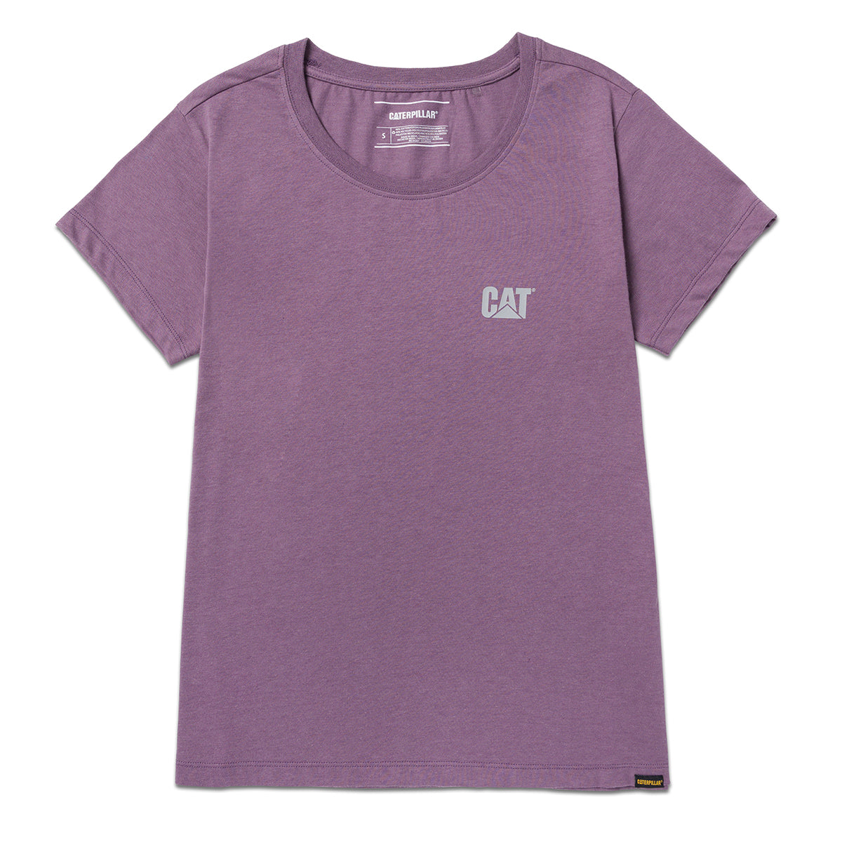 Camiseta Cat Logo para mujer color morado