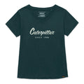 Camiseta V Neck para mujer color verde